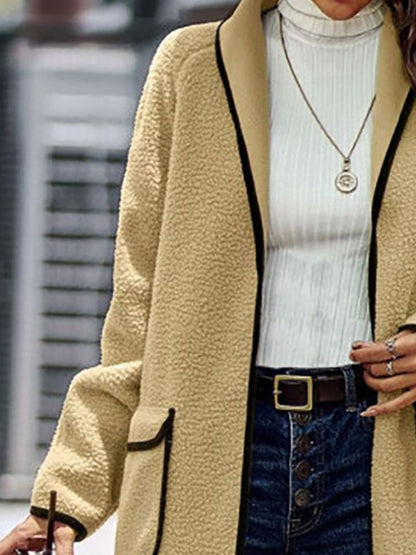 Long Sleeve Coat with Pockets