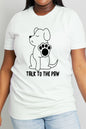 Simply Love Simply Love Full Size TALK TO THE PAW Graphic Cotton Tee