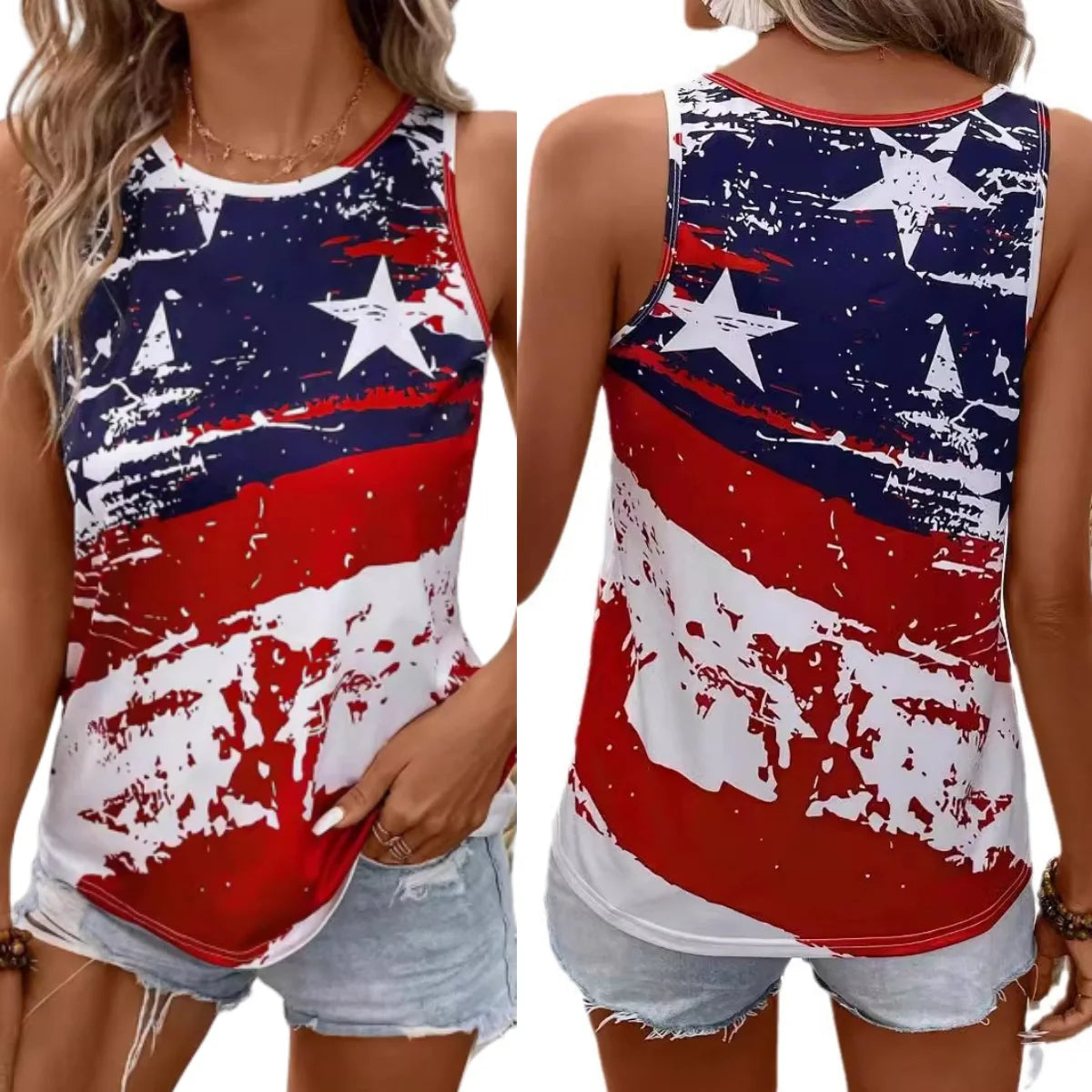 Patriotic Shirt for Women 4th of July Tank Tops