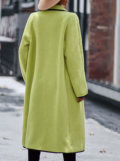 Long Sleeve Coat with Pockets