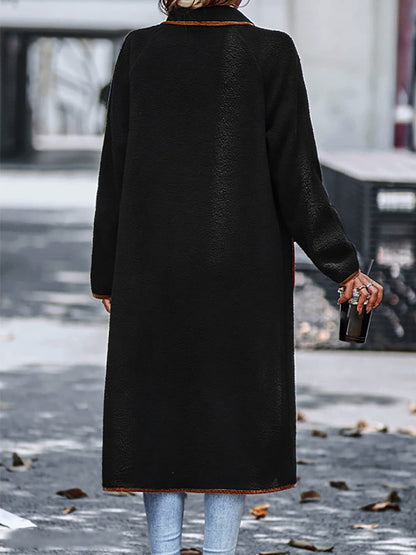 Long Sleeve Coat with Pockets