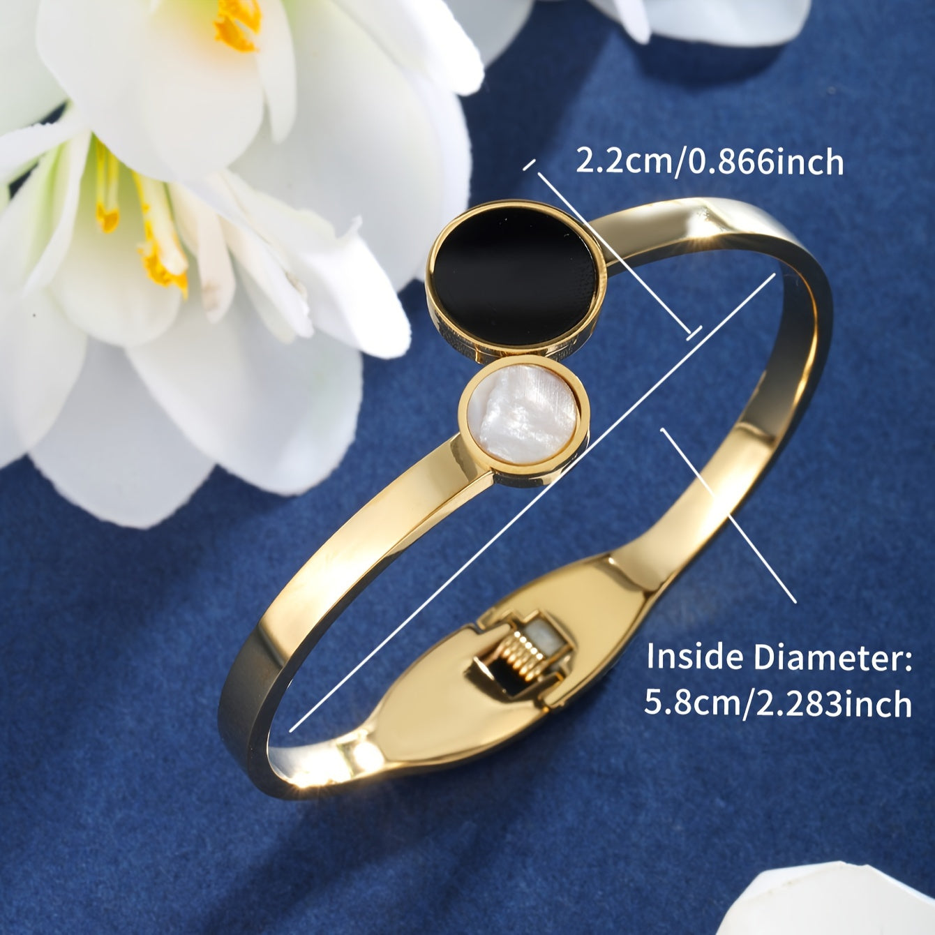 Geometric irregular opening adjustable women's bracelet